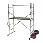 Echafaudage roulant de jardin tout terrain 0,9m/2,9m Hailo HobbyStep H3 Jardin