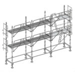 Échafaudage façadier ALTRAD 60 m²
