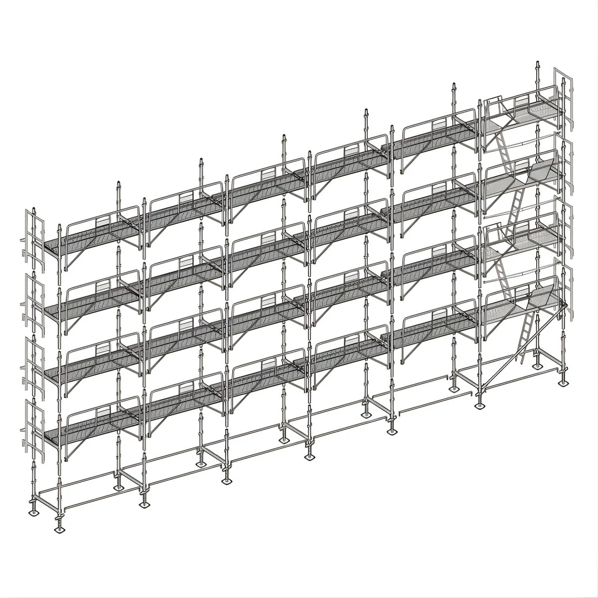 6_26c6cdb2-dd98-45ea-a59d-3b279ab33904 Échafaudage façadier ALTRAD 190 m² – Image 1