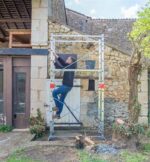 Echafaudage pliable 4 en 1 multifonction 1,8m/3,8m en aluminium Hailo Combi First – Image 2