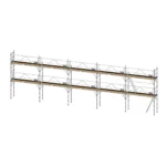 Échafaudage façadier F3000 96m²
