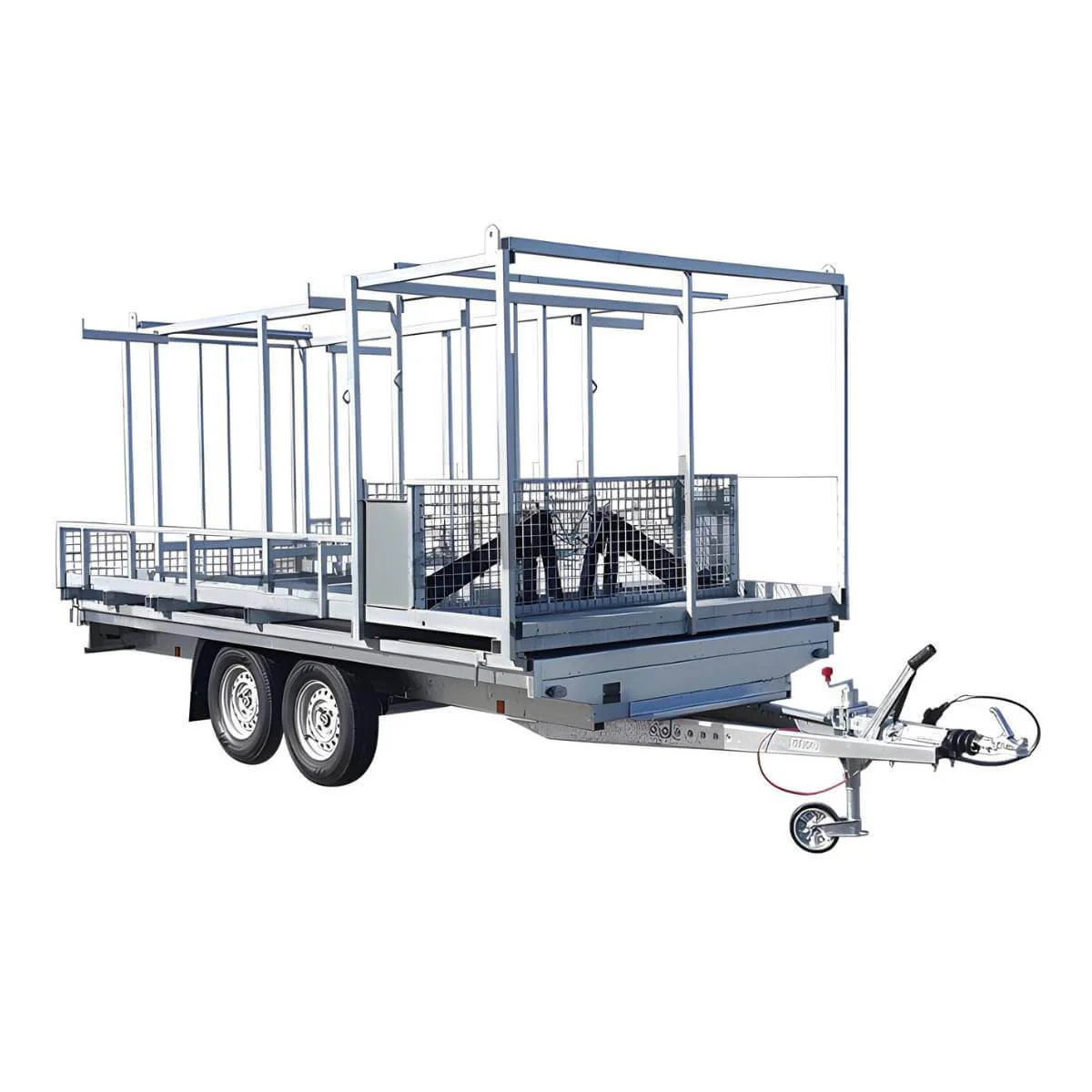 RCM108-2 Remorque Altrad RCM108, container déposable et 108 m² d'échafaudage MULTIVIT+ – Image 1